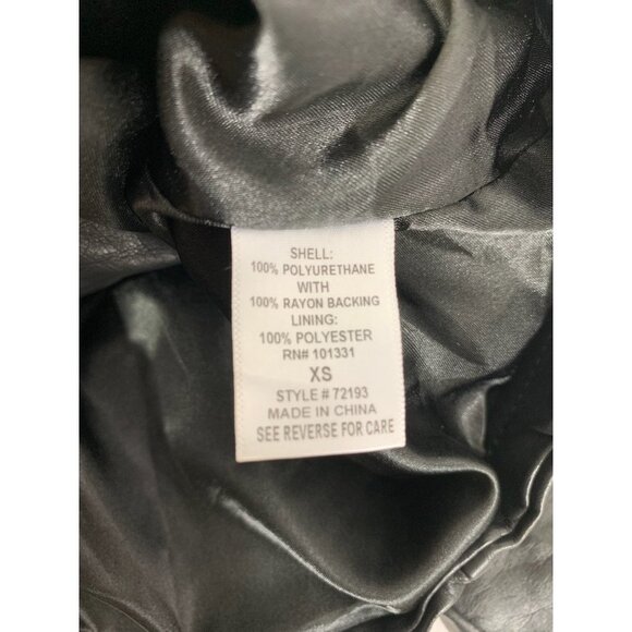 Charlotte Russe Women's Black & Gold Crop Jacket - Picture 4 of 7